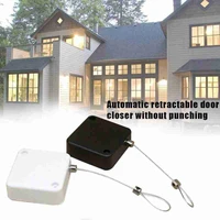automatic sensor door closer punch free drawstring adjustable surface mounted home safety accessories