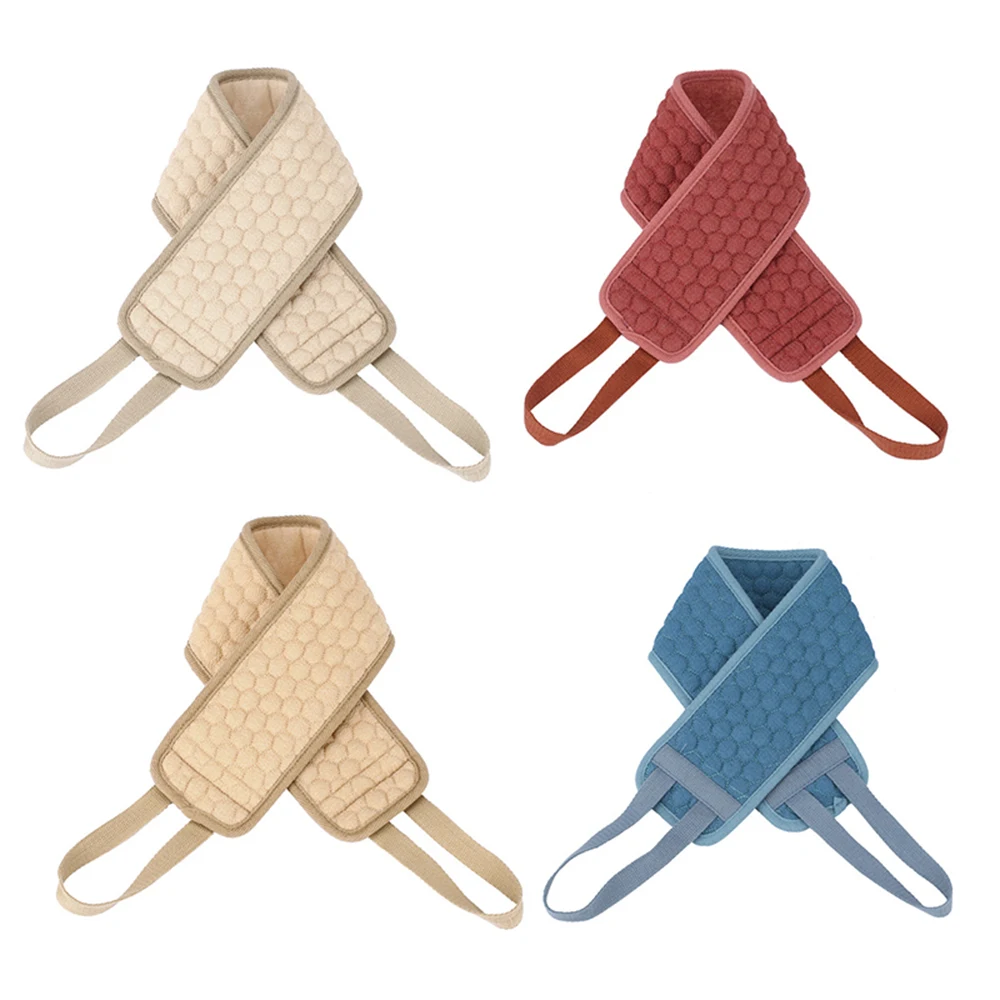 Отшелушивающая Мочалка для спины аксессуары мытья тела губки щетка банный пояс