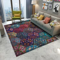 fashion non slip mandala style colorful floral pattern rug floor mat living room bathroom living room bedroom carpet decor rugs