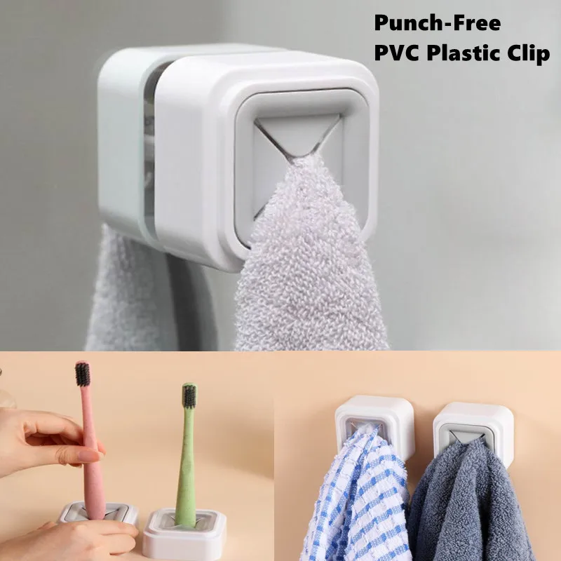 

. Многоцелевой настенный Декор для дома и кухни, 2 цвета, водонепроницаемый прочный клей Sef, без пробивки тряпки, держатель для полотенец