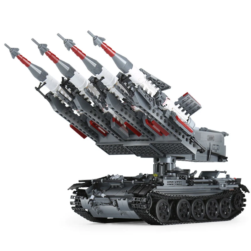 

Xingbao 06004 Military The SA-3 Missile and T55 Tank Building Blocks 1753Pcs Bricks Children Toy MOC Compatible DIY