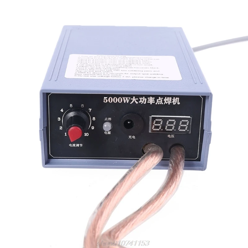 

KKmoon 5000W Portable Household Handheld Spot-welding Machine DIY Battery Welding Machine Current Adjustable Utility Spot Welder