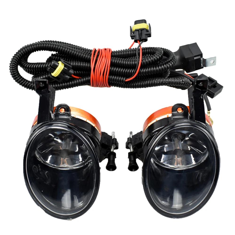 

1Pair For Touran 2003 2004 2005 2006 2007 2008 Car-styling Front Bumper Halogen Fog Light Fog Lamp With Bulbs + Wire