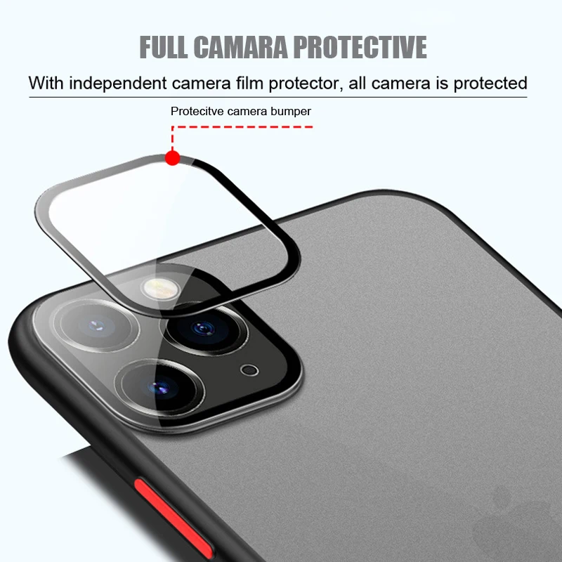 Роскошный прозрачный чехол для iPhone 11 Pro Max iPhone11 закаленное стекло объектив камеры