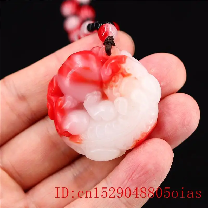 Нефритовый Кулон Pixiu для ювелирных изделий ожерелье китайский мужской Шарм