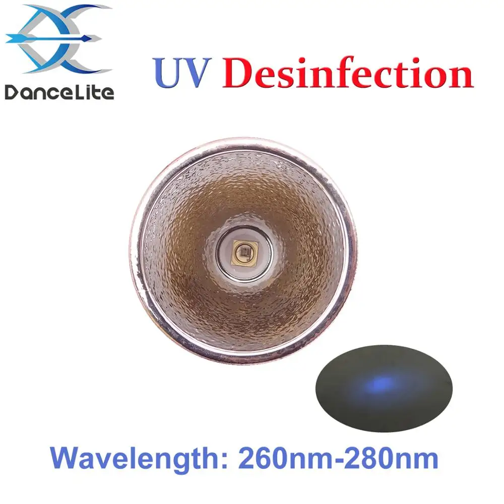 1 шт. ультрафиолетовая Светодиодная лампа для дезинфекции 26 5 нм мм|Портативные