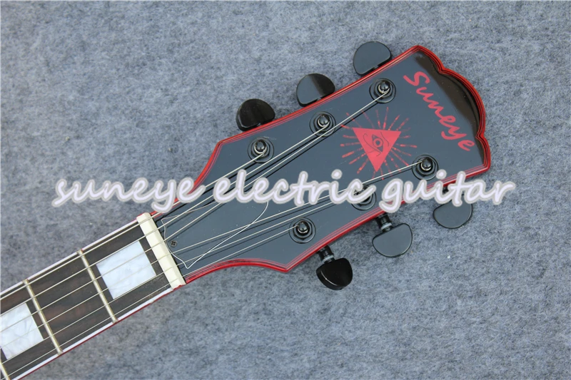 Suneye Custom серая электрическая гитара Красная набор для самостоятельной сборки
