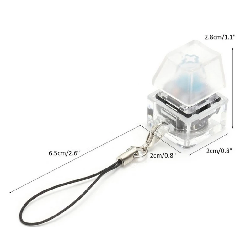 

Mechanical Switch Keychain Light Up Backlit For Keyboard Switches Tester Kit