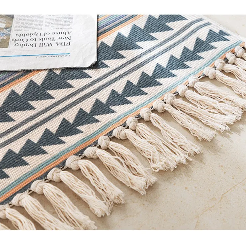 Новинка 2020 домашний гобелен с кисточками коврики для прикроватной тумбы пледы