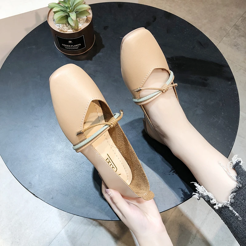 Женские туфли на плоской подошве размера плюс 35 43 Туфли Мэри Джейн балетки