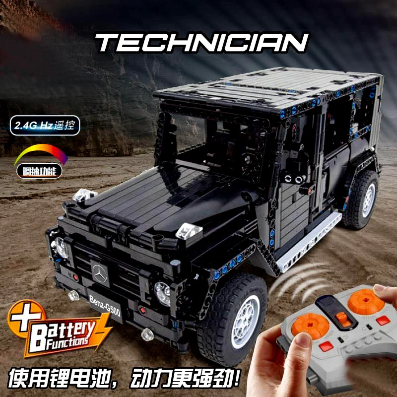 LP Technic 20090 MOC Jeep Wrangler Rubicon RC 20100 G500 AWD Wagon двигатель совместимый с Leleings 5140 2425 блоки