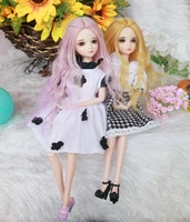 16 30cm blyth bjdsd plastic doll fashion doll diy toy high girl gift doll with clothes make up shoes wigs body head
