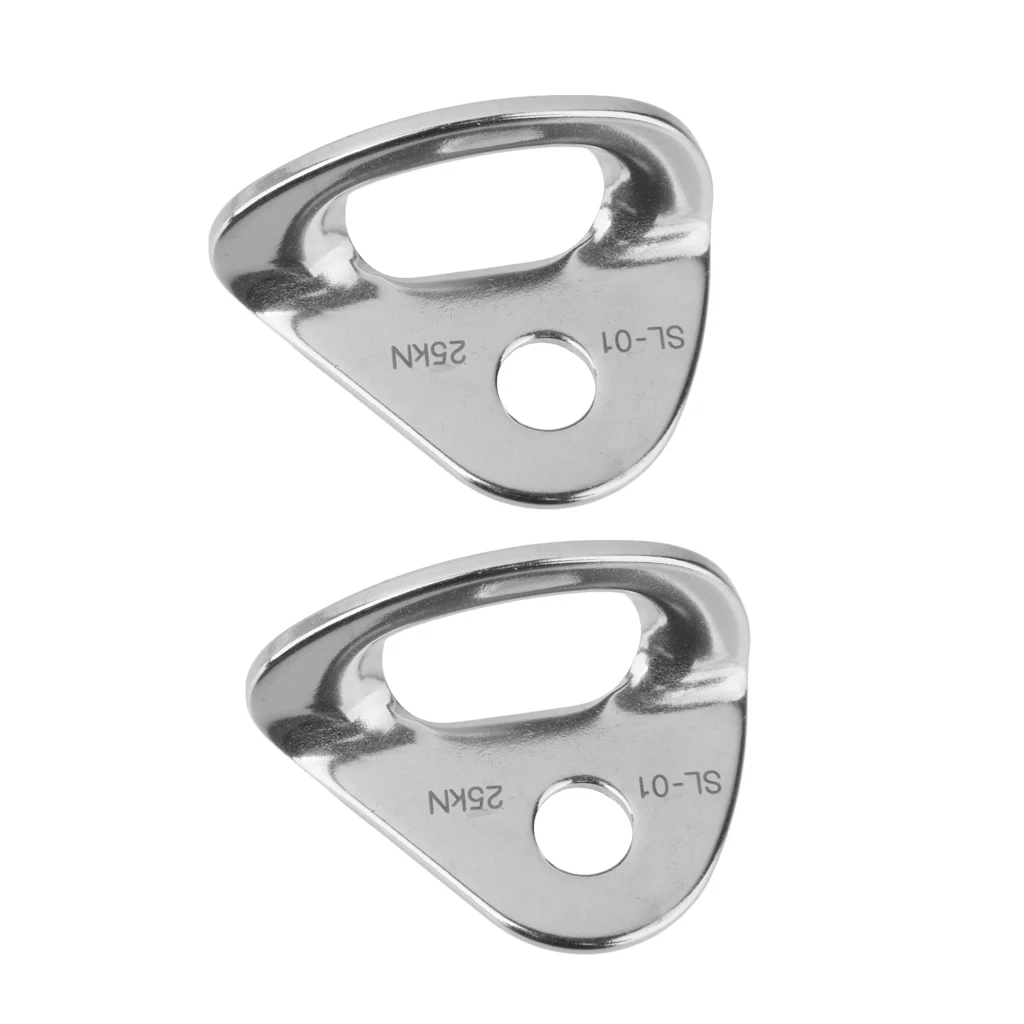 

2PCS 25KN Durable Climbing Hanger Bolts Carabiner Plates Accessory Hardware for Outdoor Sports