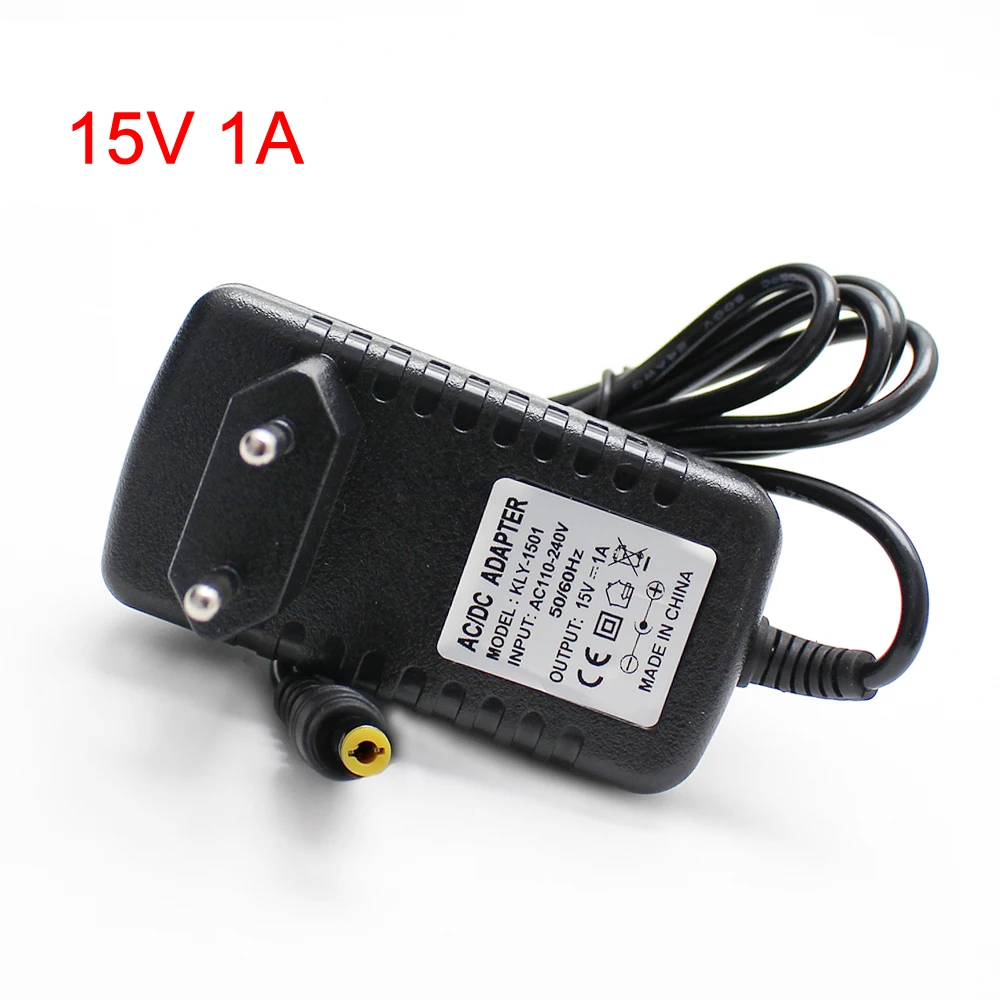 

AC DC Adapter 15V 1A Smps Universal Power Supply 15 Volt Adapter EU US Plug Charger Led Power Supply For LED Strips Light cctv