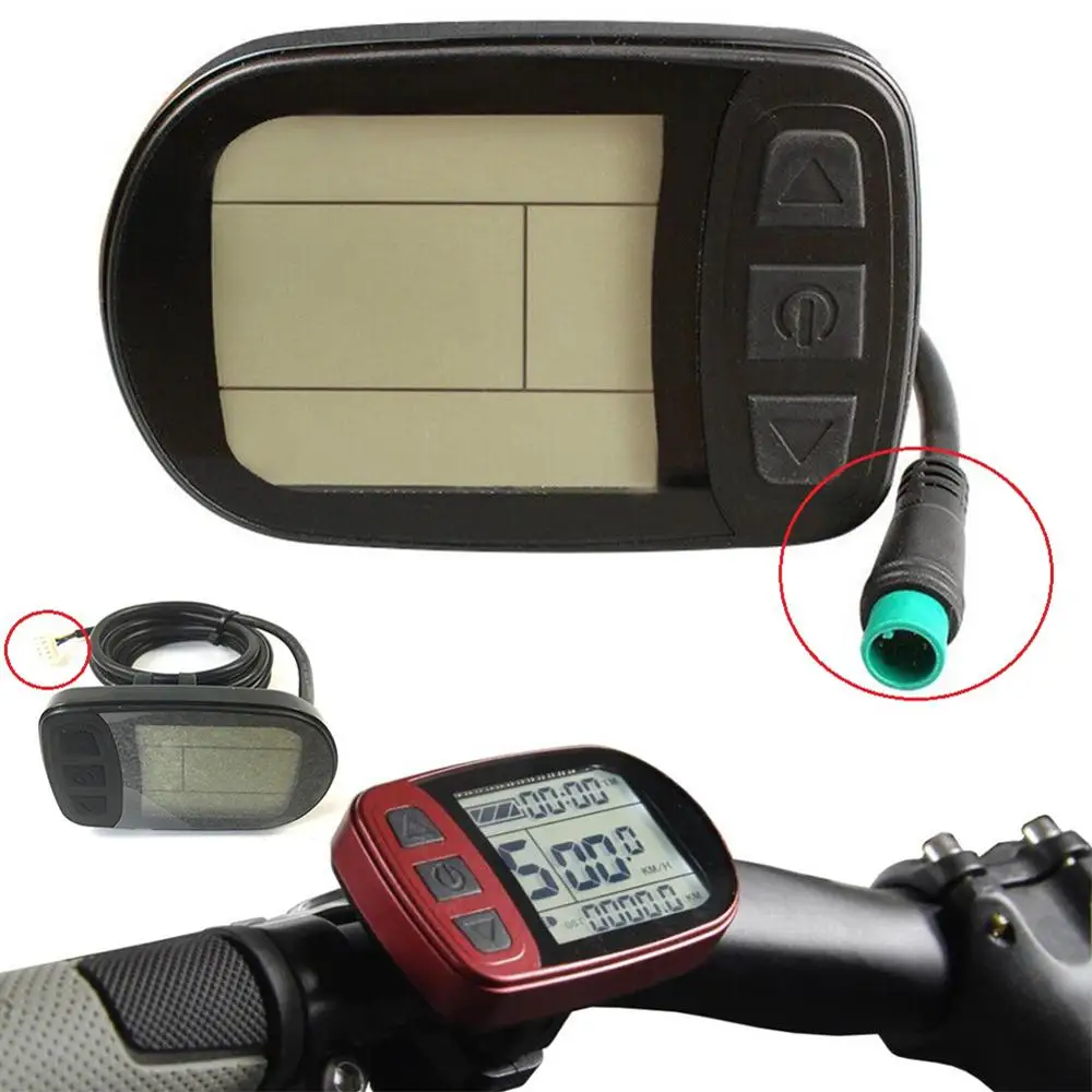 

Пульт дистанционного управления KT-LCD 5 для электрического велосипеда, умная черная панель управления, ЖК-дисплей, детали для электрического ...