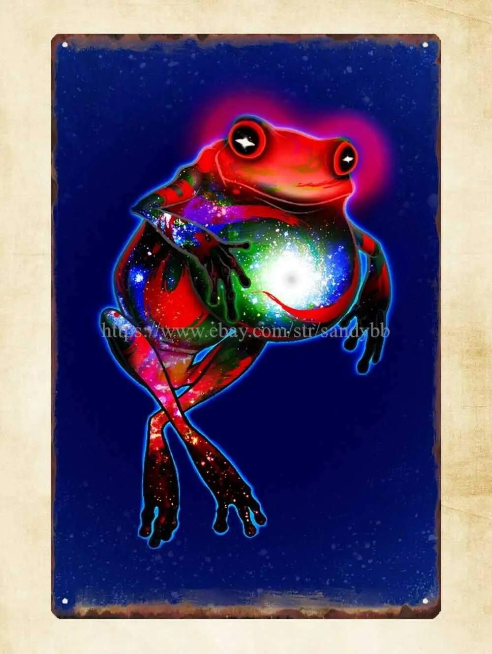 Художественные психоделические металлические садовые настенные украшения в