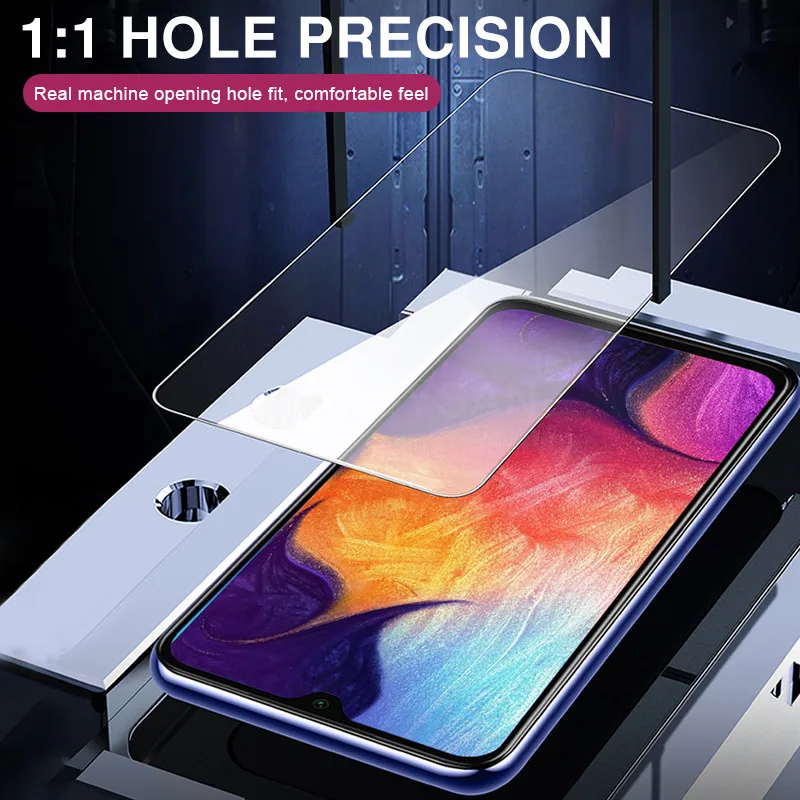 3 шт./партия, закаленное стекло для экрана samsung Galaxy A10 A20e A30 A40 A50 A60 A70 A80, защитное стекло, полное покрытие