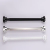 adjustable curtain rod thicken stainless steel spring loaded bathroom bar shower extendable telescopic poles rail hanger rods