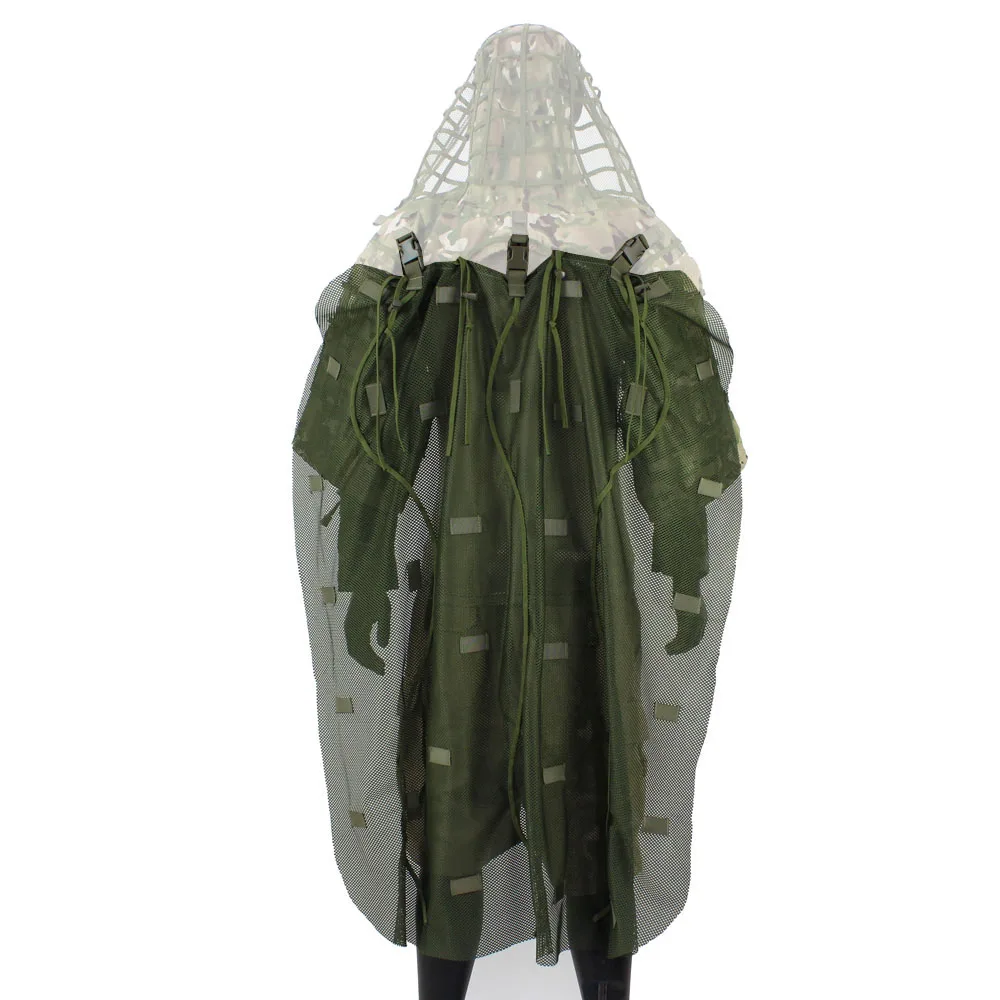 ROCOTACTICAL дышащая основа Ghillie Suit Foundation Ripstop сp Multicam + Cape для охоты снайпера страйкбола
