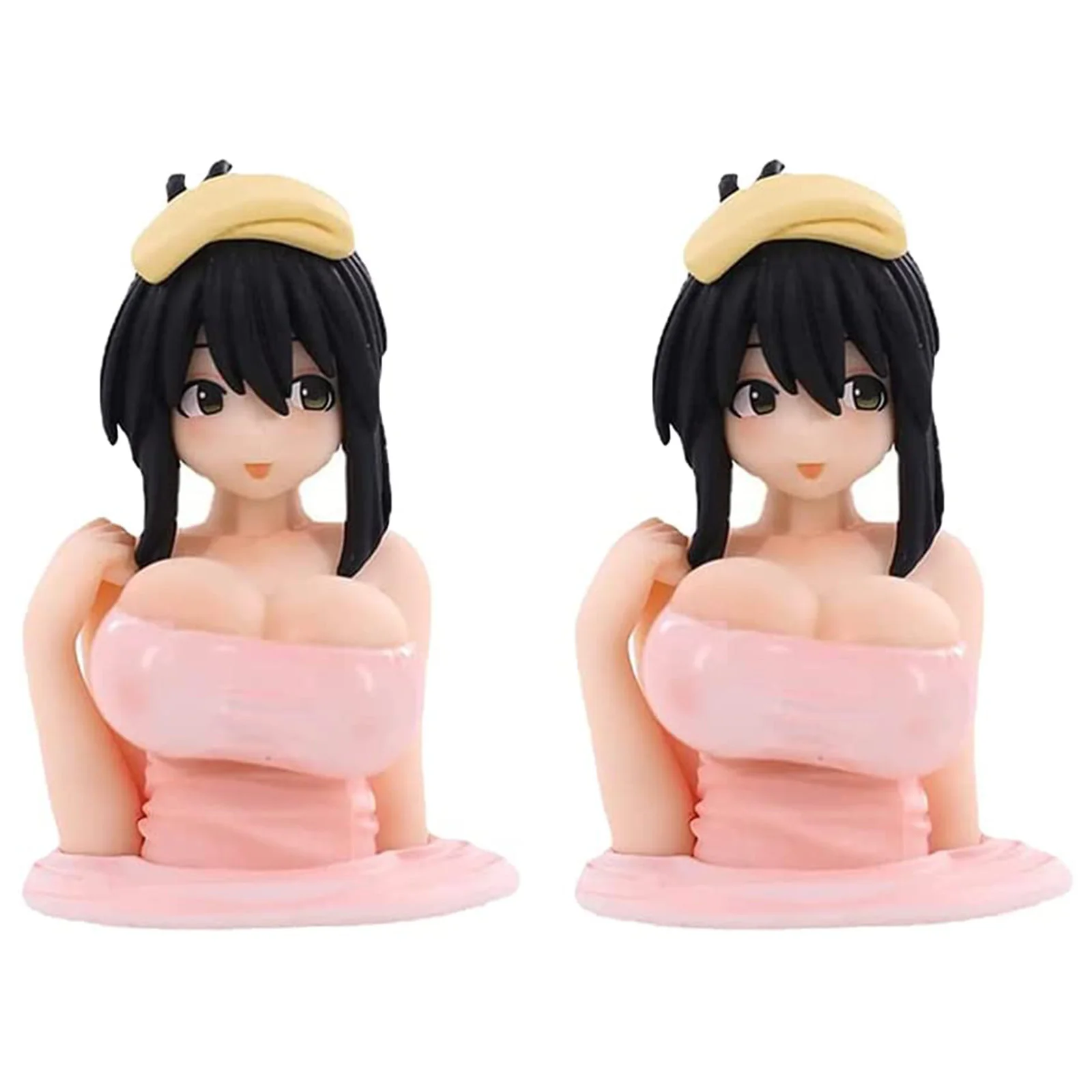 

Kanako Chest Shaking Ornaments Kanako Collection Model Doll Kawaii Anime Statue for Car Dashboard Cute Sexy Doll Figurine