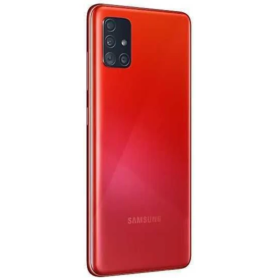 Смартфон Samsung Galaxy A51 Red 6.5" AMOLED Exynos 9611 6Гб 128Гб 48Mп Android 10 NFC 4000mAh | Мобильные телефоны