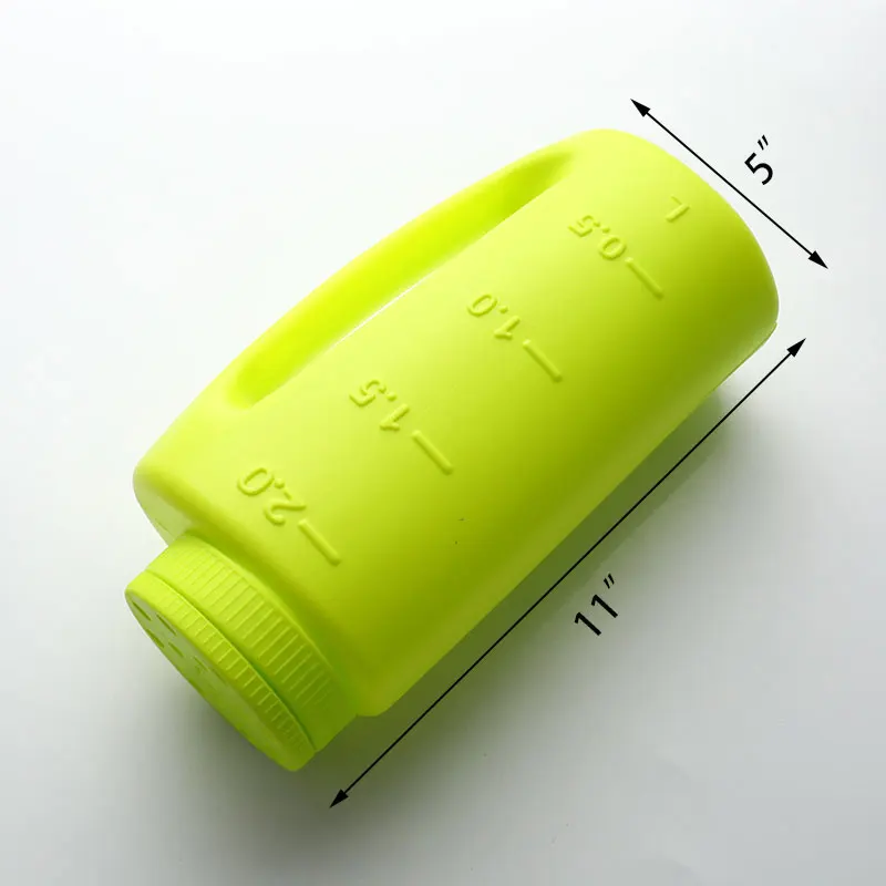 

2L Hand Held Spreader In Green. Adjustable Hole Size For Seed, Fertiliser, Salt To Deice Or Any Size Granule Complete With Scoop