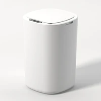 12l full smart sensor trash can flip trash can simple toilet kitchen garbage storage waste paper basket bathroom accessories