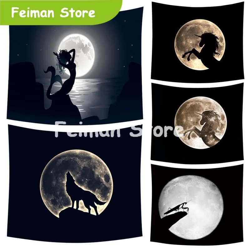 Украшение для дома гобелен с принтом Вселенная 3D Рисунок неба из полиэстера