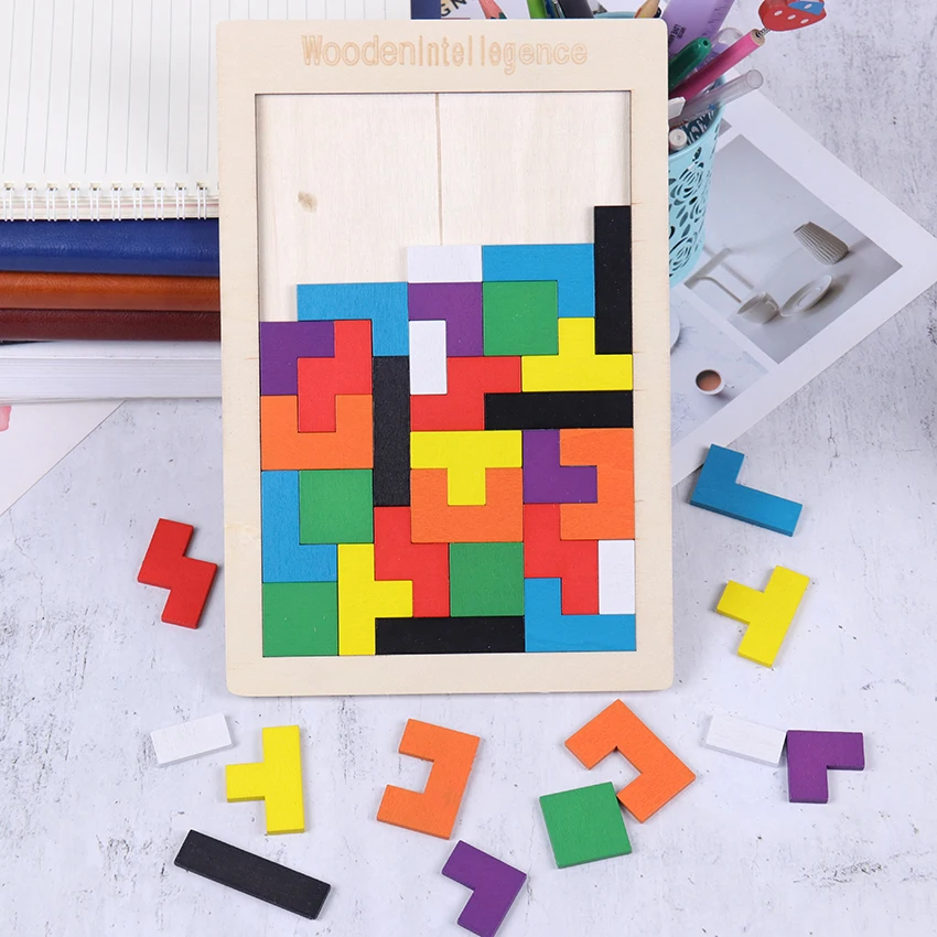 Игра-Головоломка детская деревянная цветная 1 шт. | Игрушки и хобби