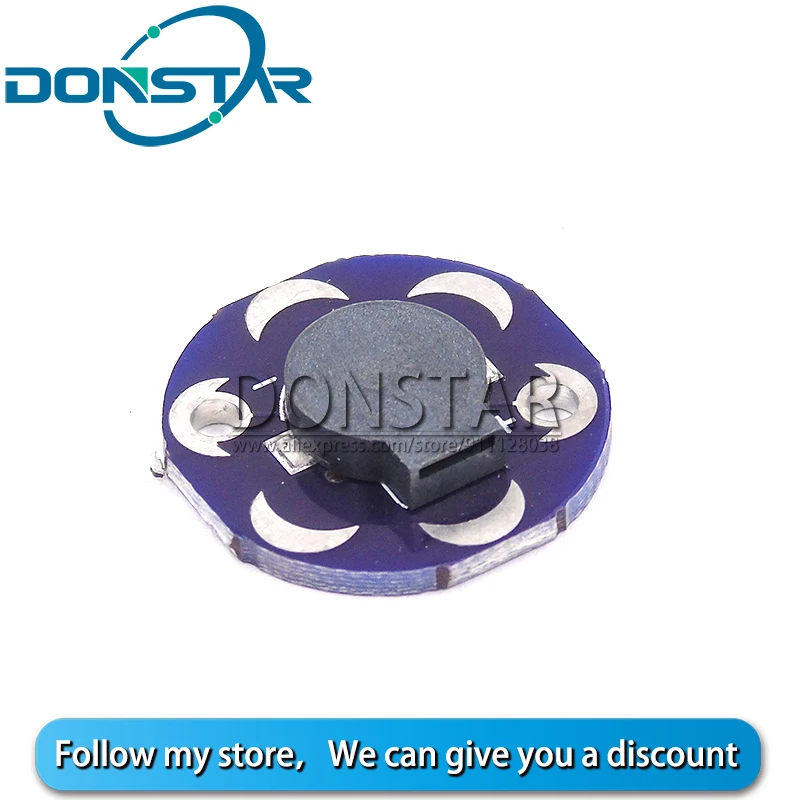 Новая круглая печатная плата LilyPad мини зуммер Module|Акустические компоненты| |