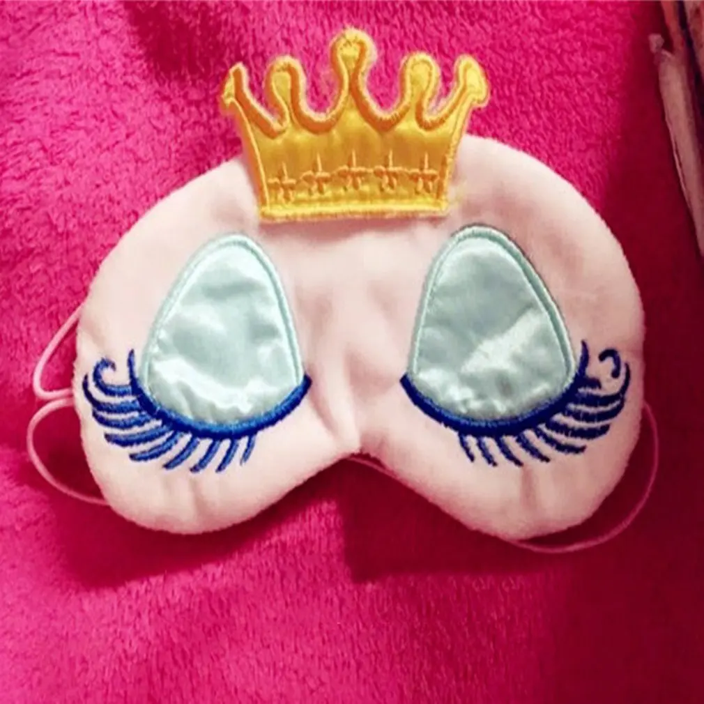 Kawaii мультяшная дышащая маска для сна мужчин и женщин мягкая путешествий отдыха с