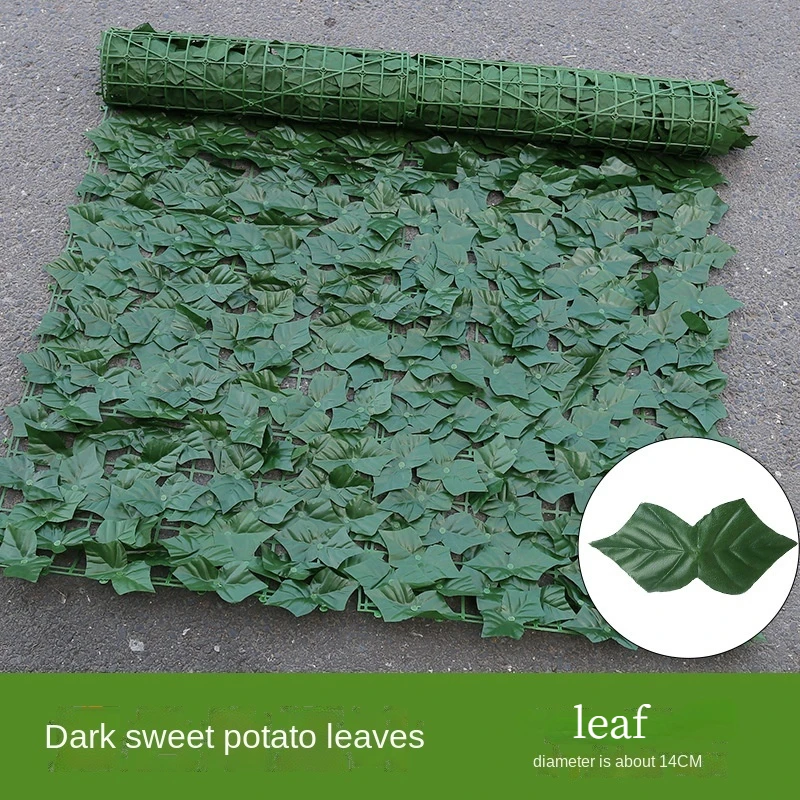 Искусственные зеленые листья уборки винограда забор из листьев настенный