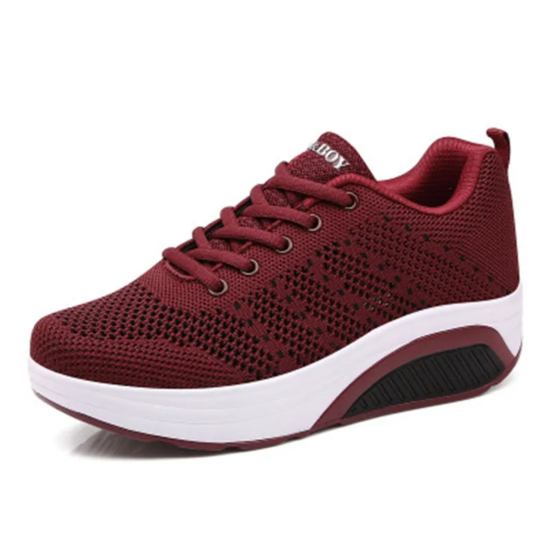 

Fashion Breathable Walking Mesh Flat Shoes Female Shoes 2019 Zapatos Mujer Black Sneakers Ladies Sneaker Platform Shoes Woman