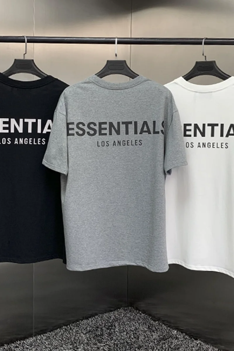

2021 hot classic short long sleeve Tshirt fog T-shirt essentials kanye west shirt jerry lorenzo loose ovesized short sleeve Tee