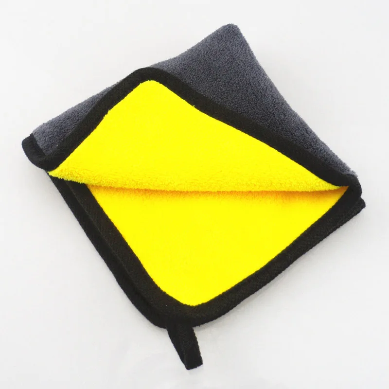 

1 piece car care polishing wash Towels s plush microfiber washing, drying Towels strong thick plush polyester fiber car cleaning