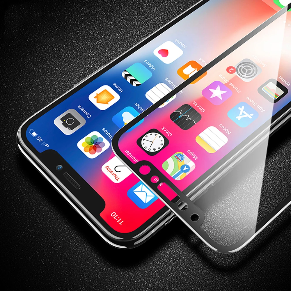 Закаленное стекло для iPhone 11 Pro Max Защита экрана Xs 7 8 Plus защитное пленка XS XR X 6