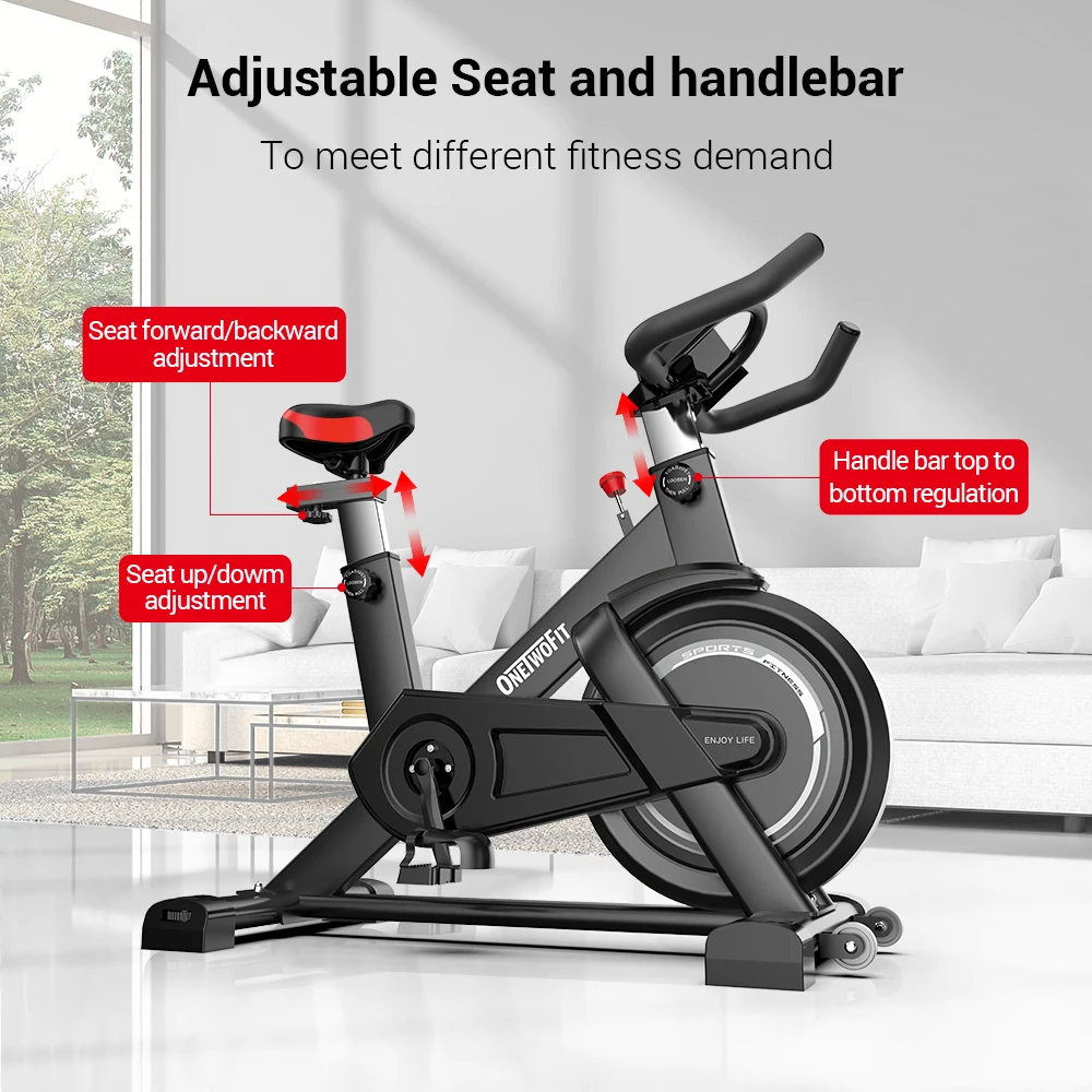 Велотренажер OneTwoFit для дома тренажерного зала | Спорт и развлечения