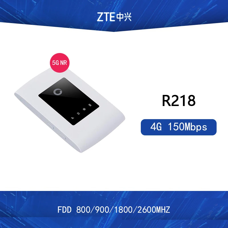 Разблокированный Оригинальный Мобильный Wi Fi 4G роутер ZTE Vodafone R218 фрезерный 3g PK E8372H