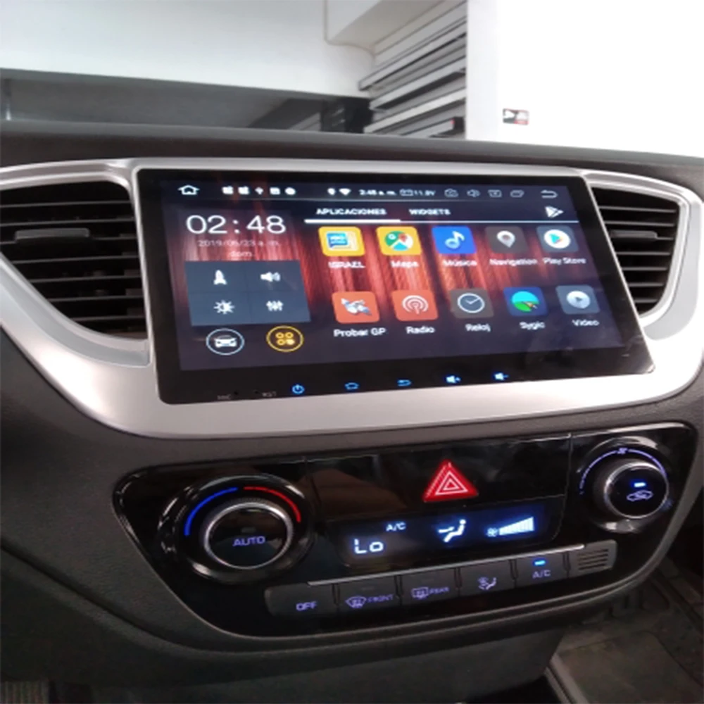 Автомобильный радиоприемник Mirrorlink Android 9 дюймов сенсорный экран Bluetooth