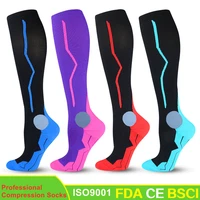 professional compression socks sports running stockings breathable men women cycling climbing hiking walking running socks