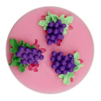 3d grape shape silicone mold for diy chocolate candy pastry dessert decoration fondant mould kitchenware baking tool