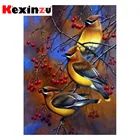 Набор для алмазной 5D вышивки kexinzu, картина из квадратныхкруглых страз Птица, 3d-вышивка крестиком, мозаика, подарок