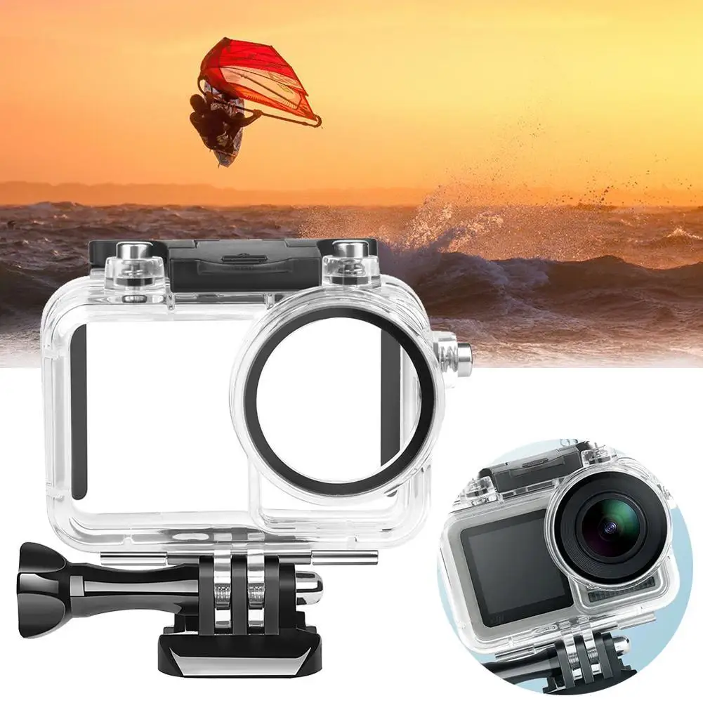 camera case Waterproof Case Underwater Housing Shell For Diving waterproof shell Action Camera Accessories for DJI Osmo | Электроника