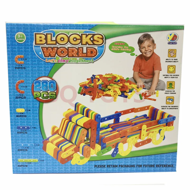 

Creative Assembling Various Building Blocks DIY Assembling 100 Pieces of Deformation Blocks Assembling Toys Children's Gifts