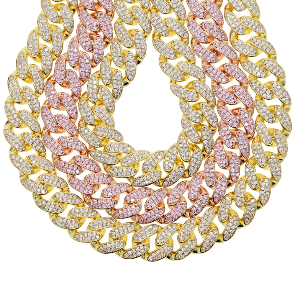 Цепочка на ногу из кубинской цепи Майами 12 мм 5 А