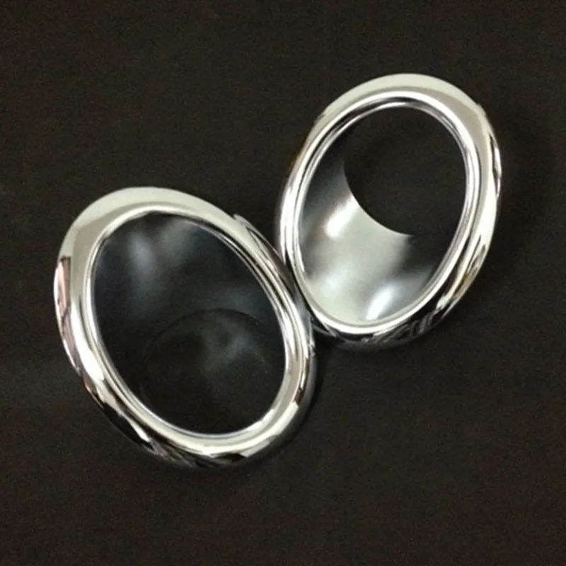 2 шт./компл. Автомобильная хромированная крышка противотумансветильник фары ABS