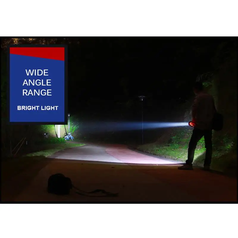 Super Bright Powerful USB LED flashlight Searching Torches Light Lamp Hand Camping Lantern for Hunting Camping Hiking Caving