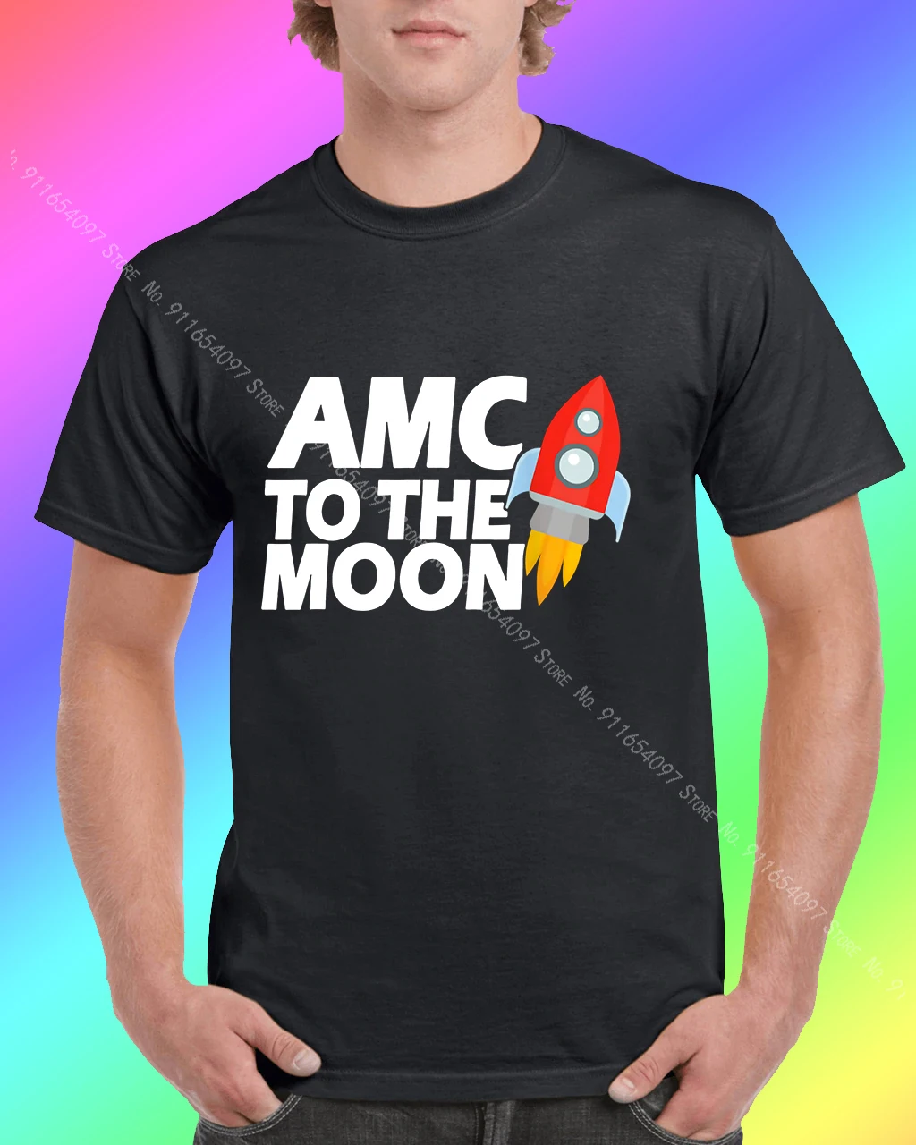 Футболка с коротким рукавом для ЛГБТ мужчин Повседневная рубашка кафе принтом Amc