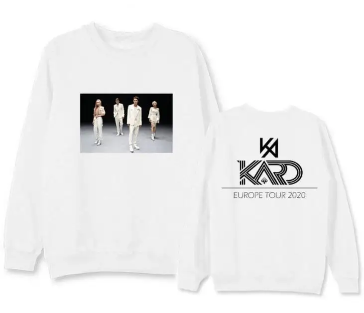 Толстовки Kard k.a.r.d europe tour флисовые/тонкие толстовки унисекс с круглым вырезом и