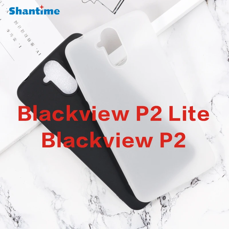 Силиконовый защитный чехол для телефона Blackview P2 Lite мягкий ТПУ | Мобильные
